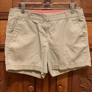 J Crew khaki shorts